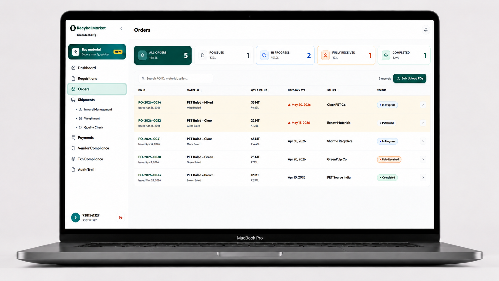 Recykal.Market buyer view 3